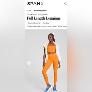 SPANX full length leggings (Monarch) - Medium